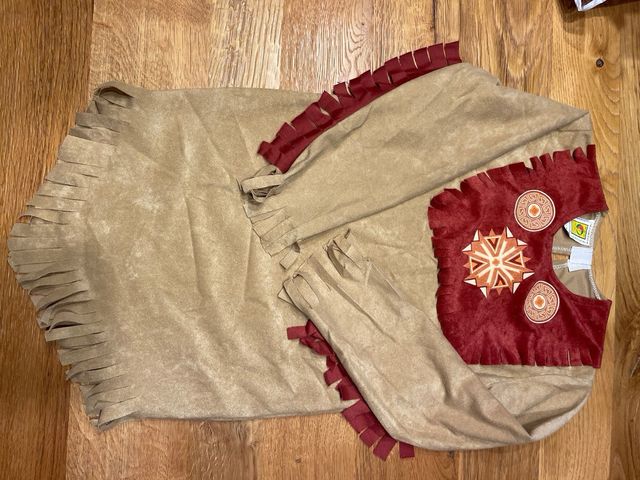 Disfraz india e indio niños