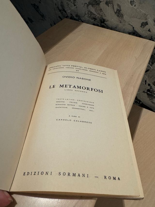 Le Metamorfosi di Ovidio. libro secondo