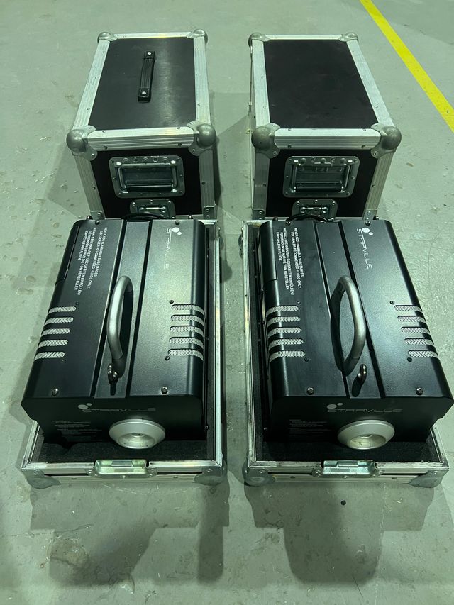 Maquina humo DMX 1500w  flycase