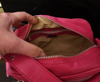 Borsa in Vera Pelle con 4 tasche esterne