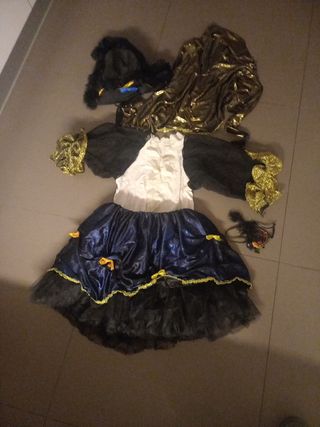 Disfraz pirata chica talla S
