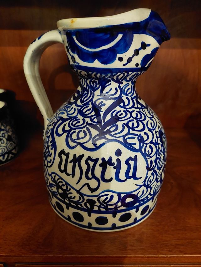 Jarra y copas Sangría