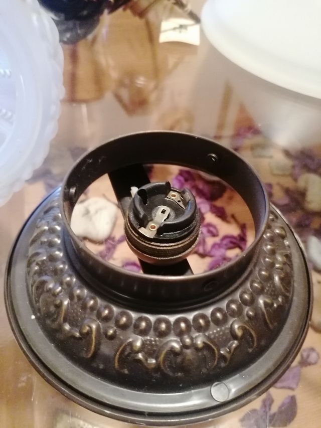 Lámpara aplique de techo retro