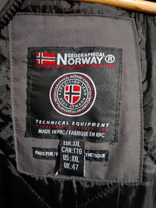 Parka Gris Geographical Norway XXL