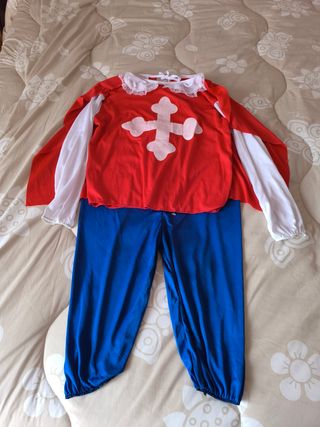 Vestito carnevale moschettiere