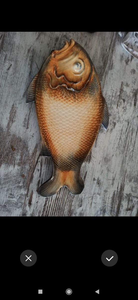 Vassoio pesce anni '70