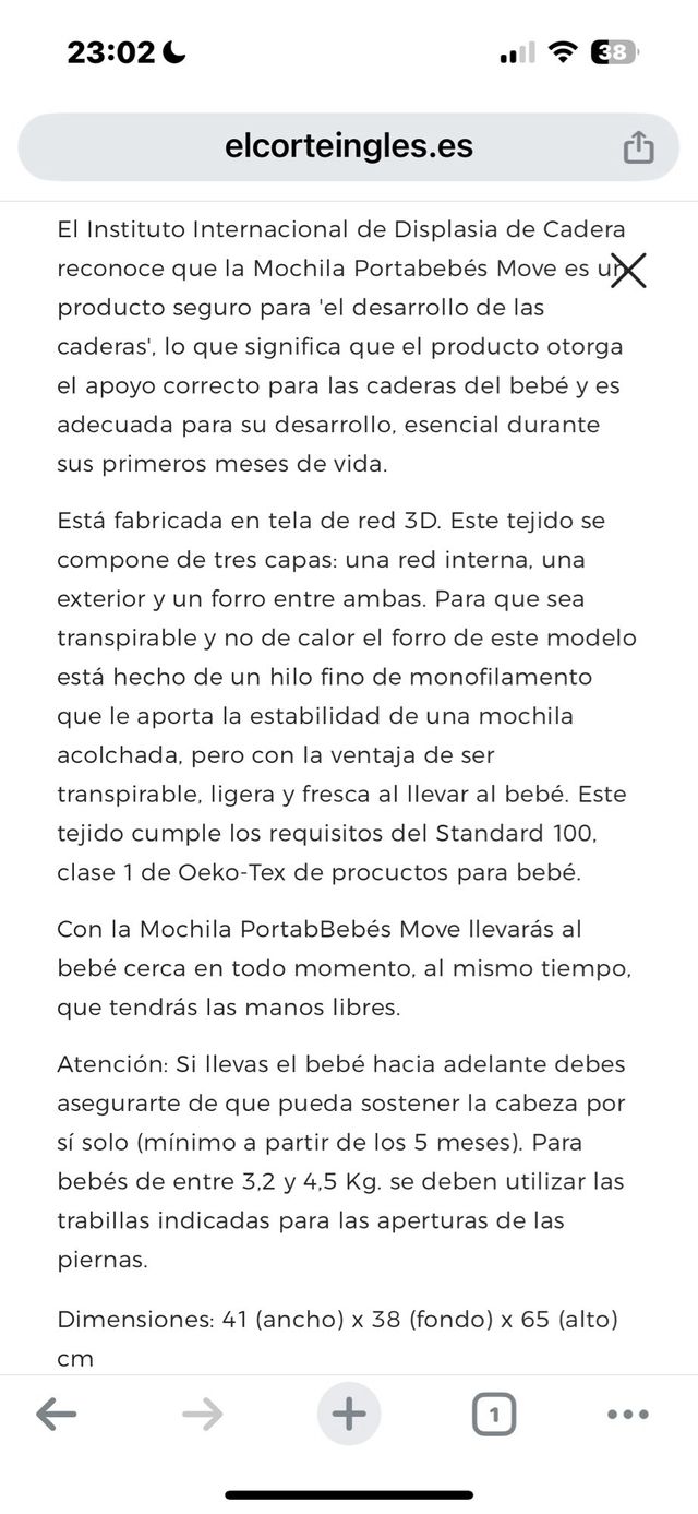 BabyBjörn Mochila portabebés BabyBjörn Move