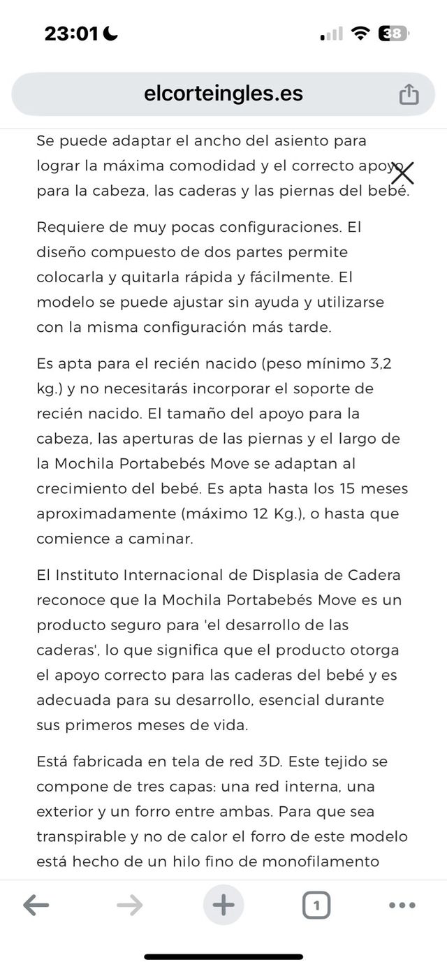 BabyBjörn Mochila portabebés BabyBjörn Move