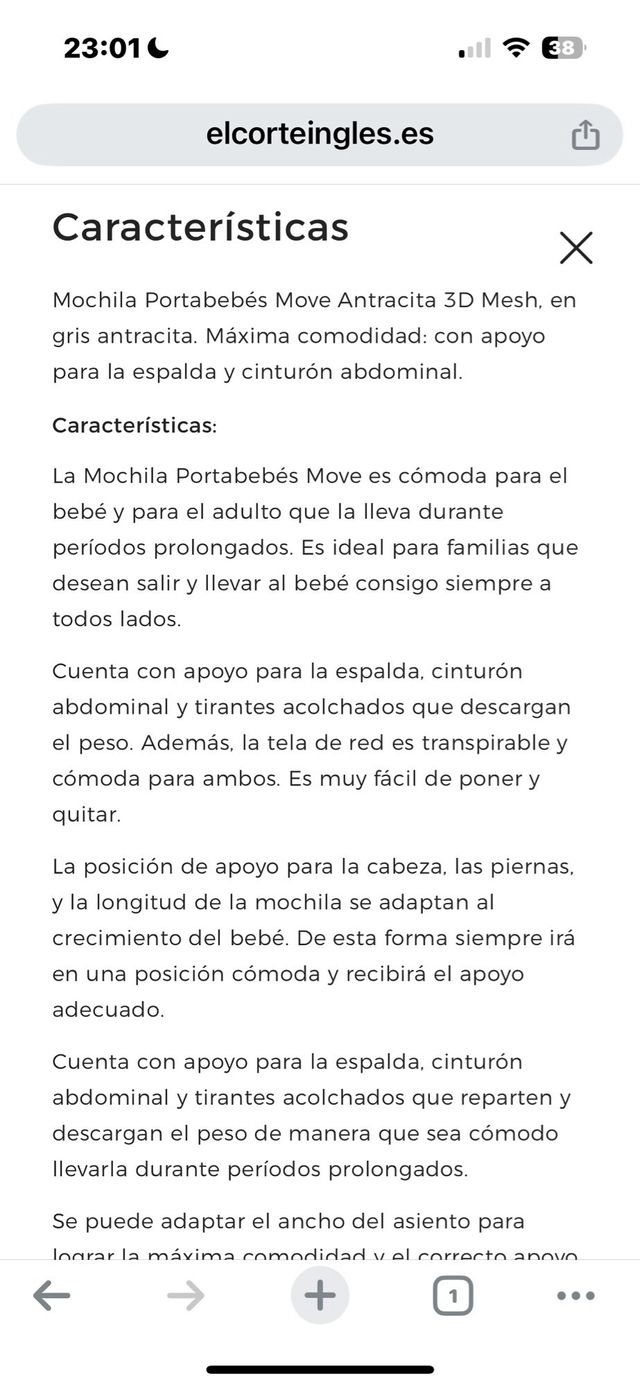 BabyBjörn Mochila portabebés BabyBjörn Move