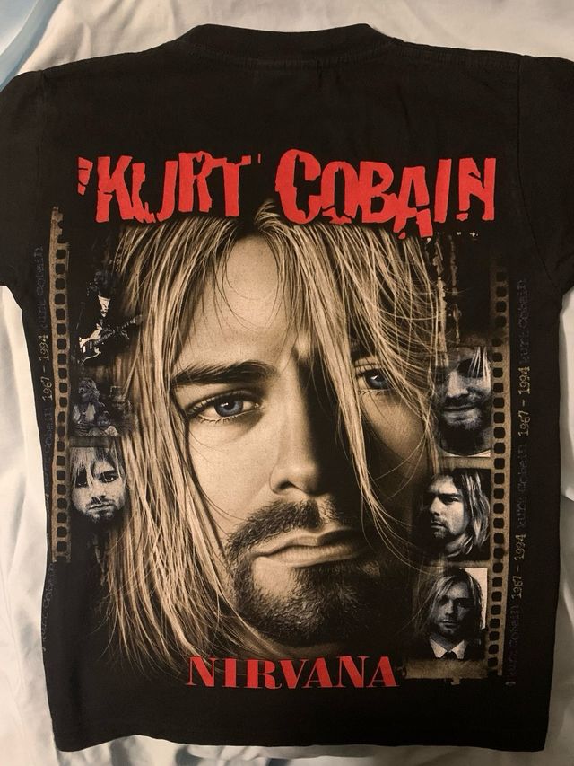 Kurt Cobain talla M Camiseta Muy Chula