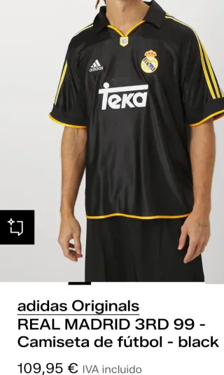 Camiseta Real Madrid Original 99/00 Teka