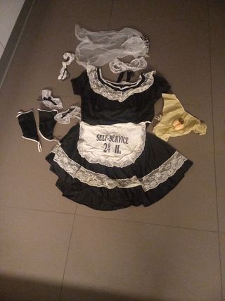 Disfraz limpiadora despedida soltera