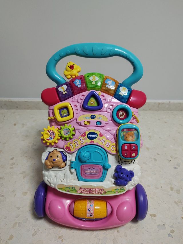 Andador correpasillos Vtech + Mesa banco trabajo