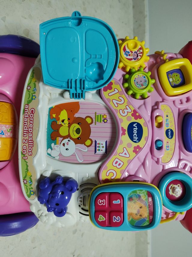 Andador correpasillos Vtech + Mesa banco trabajo