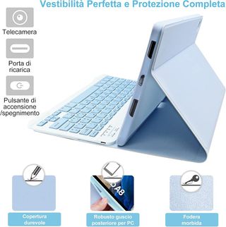 Teclado funda  Samsung Tab A8 X200/X205/X207