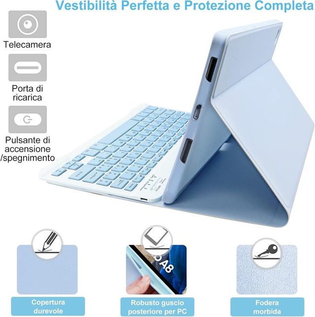 Teclado funda  Samsung Tab A8 X200/X205/X207