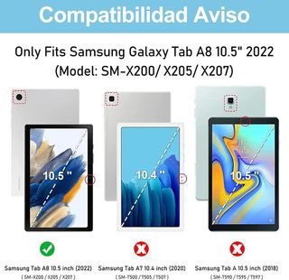 Teclado funda  Samsung Tab A8 X200/X205/X207