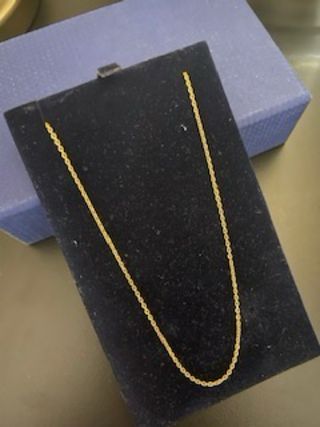 Cadena oro 18 kilates 