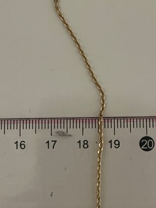 Cadena oro 18 kilates 