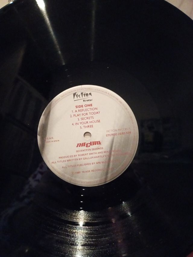 The Cure . Seventeen Seconds (1@ edición)