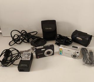 Cámaras x 2: Pentax Optio A30 + Nikon Coolpix 3700