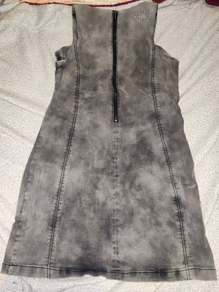 Peto vaquero mini gris