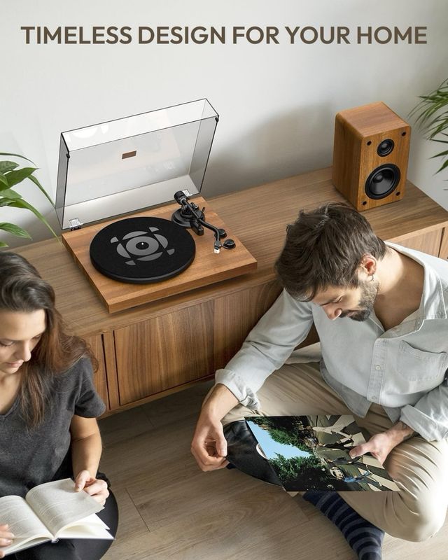 Tocadiscos de Vinilo con altavoces estéreo