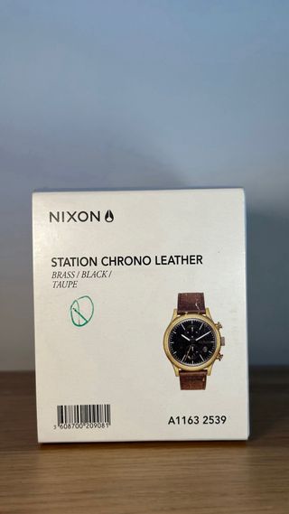 Reloj Nixon Station Chrono Leather
