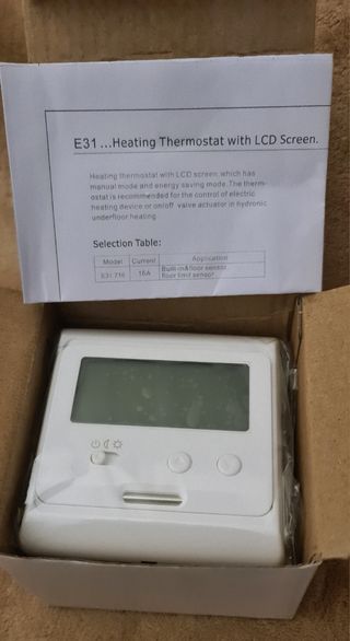 Termostato Inteligente LCD