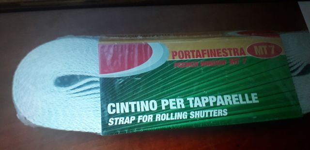 Cinghie nuove per balcone porta finestre