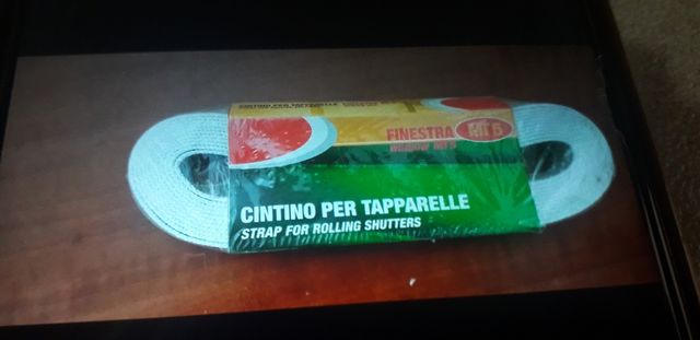 Cinghie per finestra tapparelle avvolgibili 5 mt.