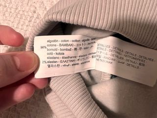 Sudadera gris claro de Zara