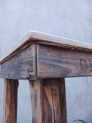 Tavolo alto in legno