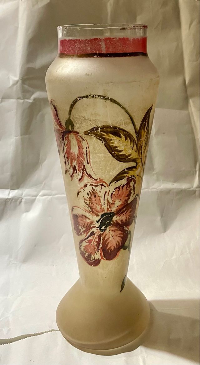 Jarron tipo daum nancy cristal alta resonancia