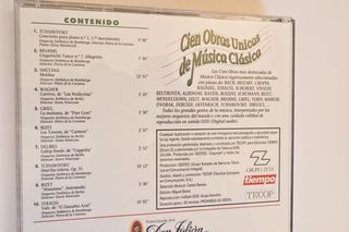 Lote 4 CDs recopilación MÚSICA CLÁSICA