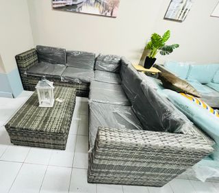 Conjunto sillones y mesa jardin