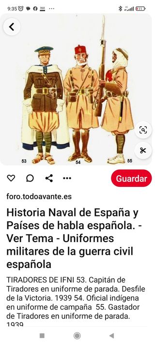 Insignia de Tiradores de Ifni.