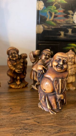Serie di 8 “Netsuke “ Giapponesi