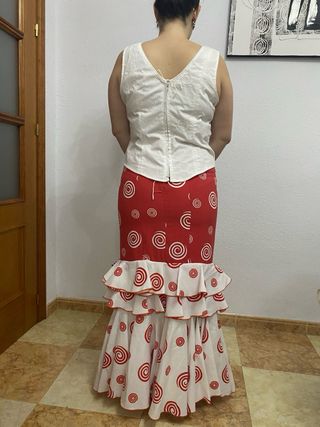 Traje flamenca
