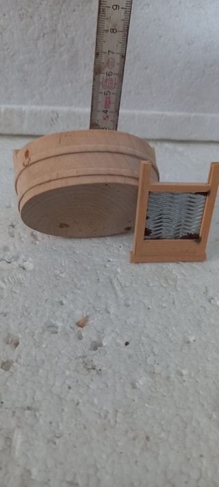 Miniature presepe o casa delle bambole