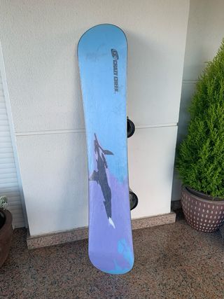 Tabla snowboard y fijaciones