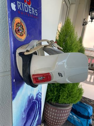 Tabla snowboard y fijaciones