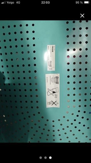 Silla plegable frode  ikea turquesa