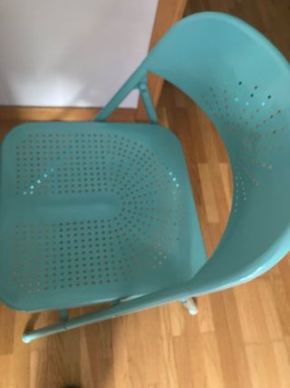 Silla plegable frode  ikea turquesa