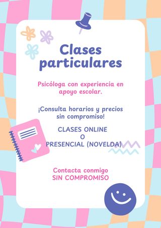 CLASES PARTICULARES EN NOVELDA