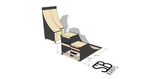 Rampas Skate profesionales con ruedas
