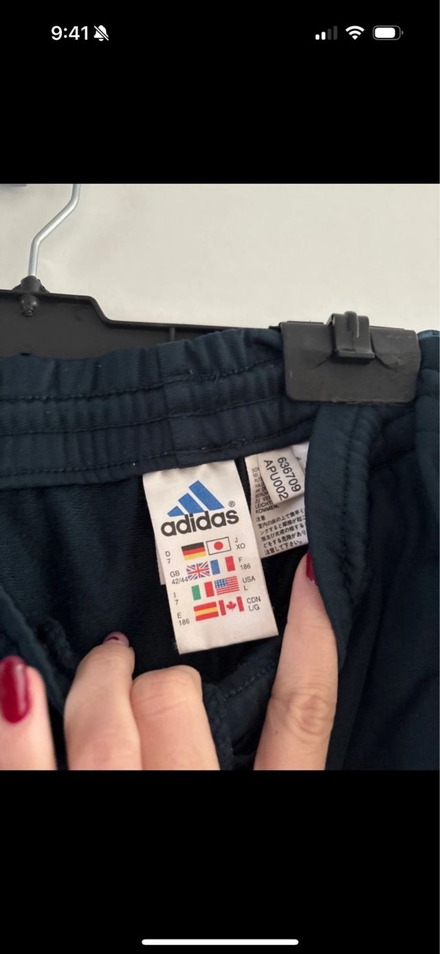 Pantalon chandal adidas talla L