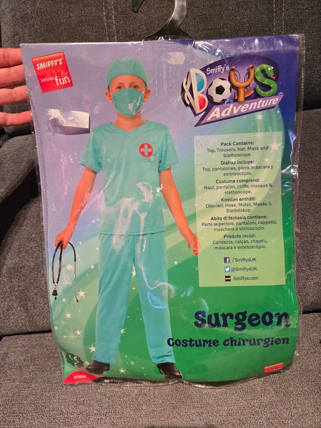 Disfraz doctor niño