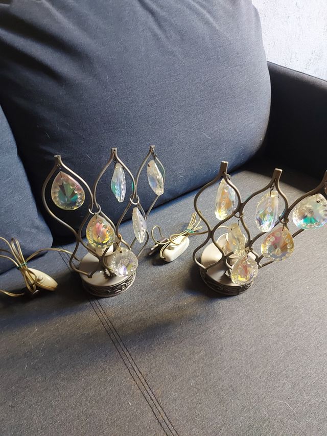 Coppia di lampade vintage