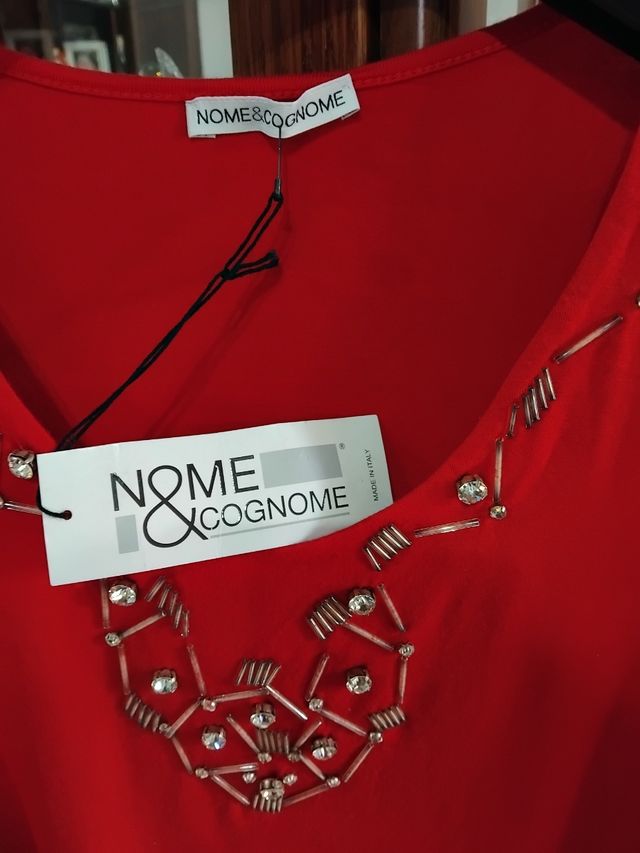 Maglia rossa tg XXl italiana 